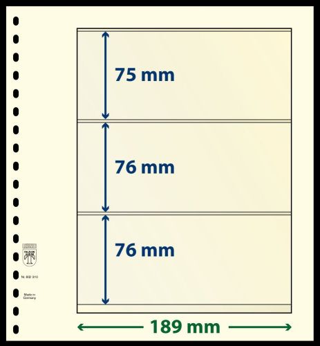 Lindner T - Blanko Blätter 802310P (10er Packung) neuwertig