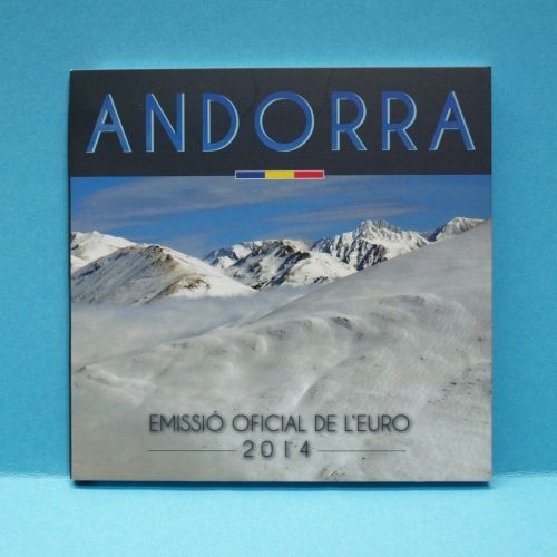 Andorra Kursmünzensatz/ KMS 2014 im Folder ST