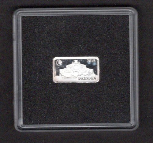 Solomonen 2015 Silberbarrenmünze "Semperoper" 1/2 Dollar PP