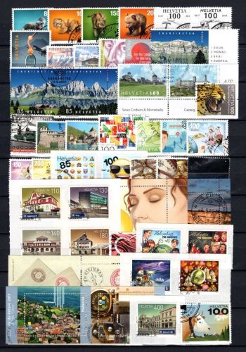 Schweiz Jahrgang 2017 MiNr. 2476-2525 gestempelt