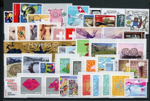 Schweiz Jahrgang 2019 postfrisch