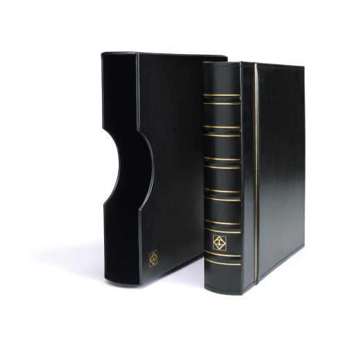 Leuchtturm Ringbinder/ Kassette Schwarz Grande Classic 330249 neuwertig