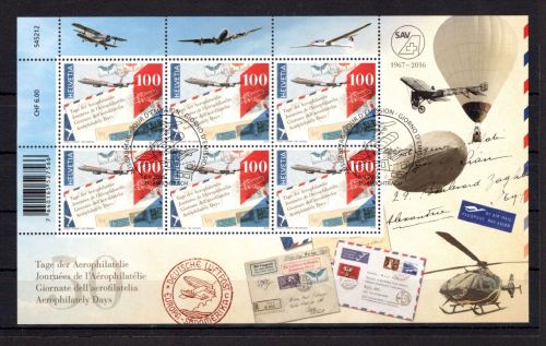Schweiz MiNr. 2459 Ersttagssonderstempel als Kleinbogen