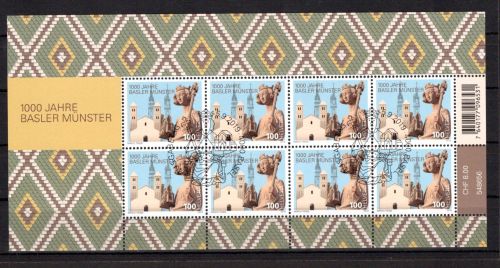 Schweiz MiNr. 2618 Ersttagssonderstempel als Kleinbogen