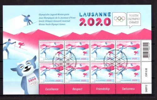 Schweiz MiNr. 2637 Ersttagssonderstempel als Kleinbogen