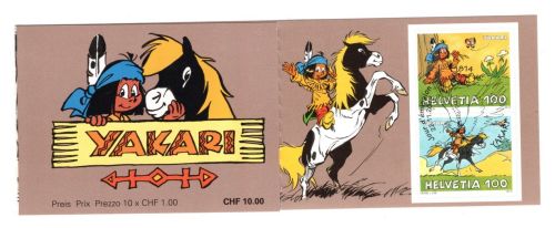 Schweiz MiNr. MH 0-171 Ersttagssonderstempel Indianer Yakari