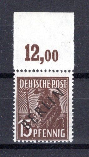 Berlin MiNr. 6 P OR ndgz postfrisch ungefaltet