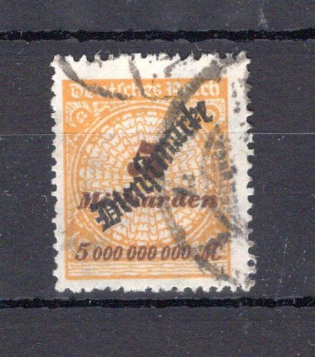 Weimarer Republik Infla MiNr. D 85 gestempelt geprüft Infla Berlin