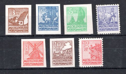 SBZ Mecklenburg-Vorp. MiNr. 29-40 x postfrisch