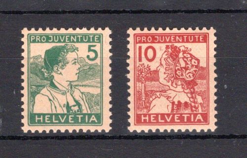 Schweiz Pro Juventute MiNr. 128-129 postfrisch