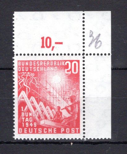 Bund MiNr. 112 Eckrand or postfrisch ungefaltet
