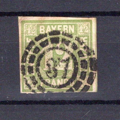 Altdeutschland Bayern MiNr. 12 gestempelt