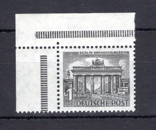 Berlin MiNr. 42 Eckrand ul postfrisch ungefaltet