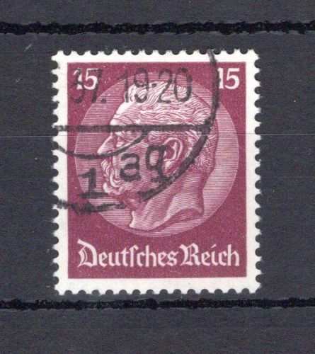 Deutsches Reich MiNr. 488 gestempelt Hindenburg, geprüft Peschl