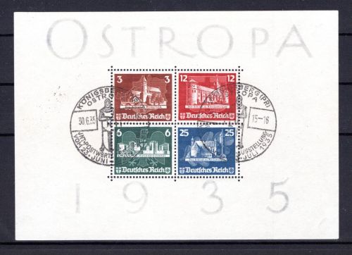 Deutsches Reich MiNr. Block 3 Sonderstempel geprüft Peschl