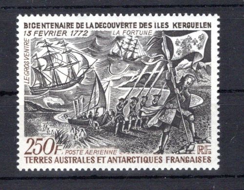 franz. Antarktisgebiete MiNr. 77 postfrisch Entdeckung der Kerguelen