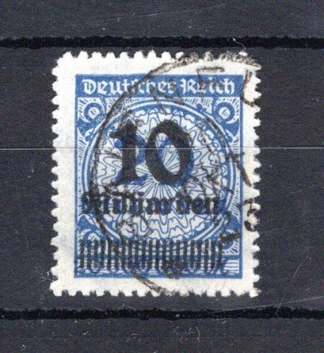 Weimar Infla MiNr. 335 B gestempelt Kurzbefund Winkler