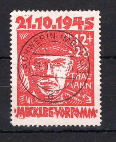 SBZ Mecklenburg-Vorp. MiNr. 22 a Vollstempel geprüft Kramp
