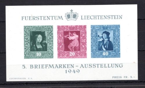 Liechtenstein MiNr. Block 5 postfrisch Kunst