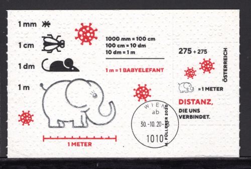 Österreich MiNr. Block 119 Ersttagsstempel Distanz, die uns verbindet