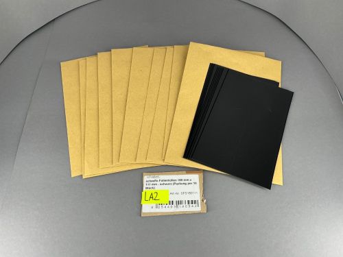 Schaubek 100 Streifen schaufix Folienhüllen schwarz 180x111 SFS180111 Neu