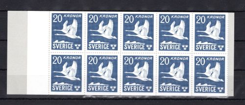 Schweden Markenheftchen mit 10x MiNr. 290 Do/ Du postfrisch