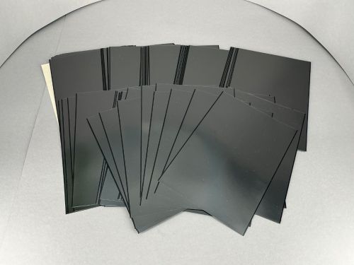Schaubek 100 Streifen schaufix Folienhüllen schwarz 215x128 SFS215128 Neu