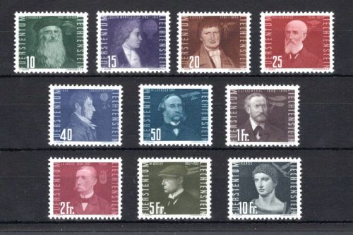 Liechtenstein MiNr. 257-266 postfrisch Flugpioniere