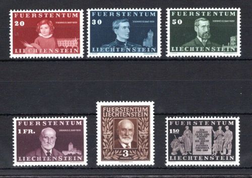 Liechtenstein MiNr. 186-191 postfrisch
