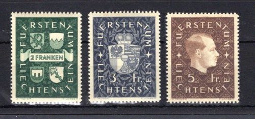 Liechtenstein MiNr. 183-185 postfrisch
