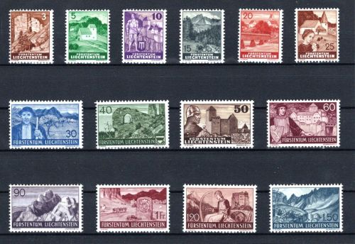 Liechtenstein MiNr. 156-169 postfrisch