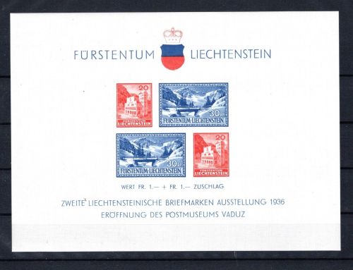 Liechtenstein MiNr. Block 2 postfrisch