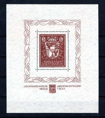 Liechtenstein MiNr. Block 1 postfrisch