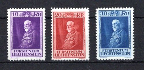 Liechtenstein MiNr. 122-124 postfrisch