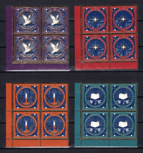 Liechtenstein MiNr. 2030-2033 postfrisch 4er Blöcke, Weihnachten