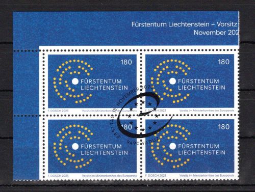 Liechtenstein MiNr. 2106 Ersttagssonderstempel 4er Blöcke