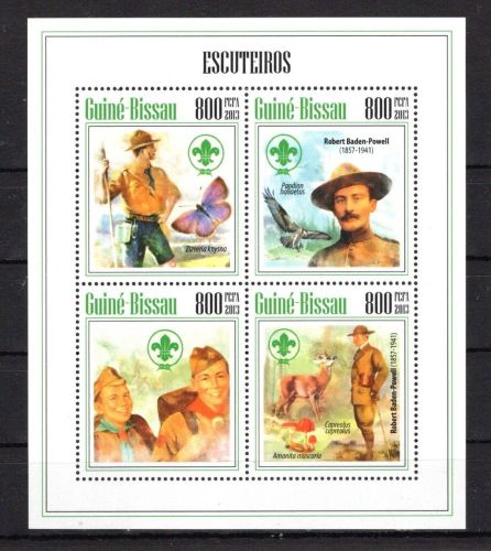 Guinea Bissau MiNr. 6878-6881 Kleinbogen postfrisch Pilze