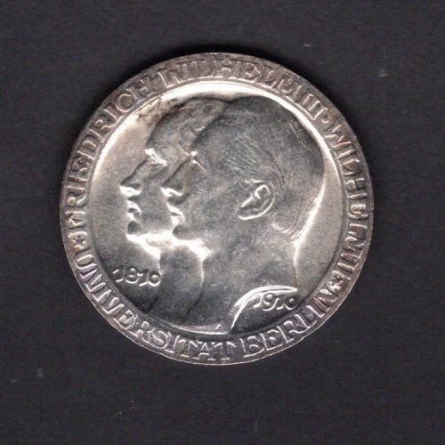 Preussen 1910 A 3 Mark Universität Berlin