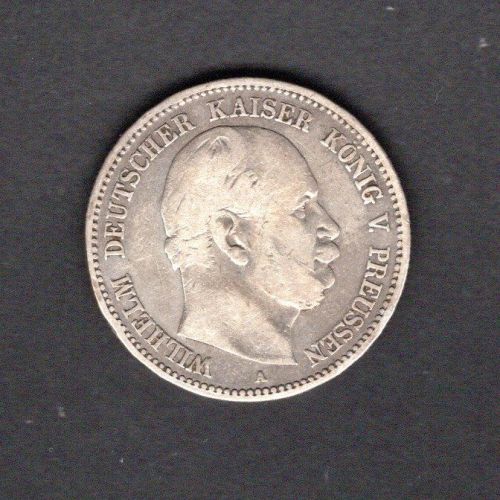 Preussen 1877 A 2 Mark, Wilhelm