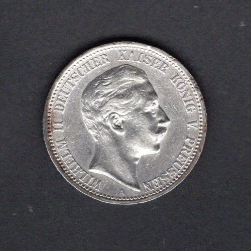 Preussen 1907 2 Mark Wilhelm II.