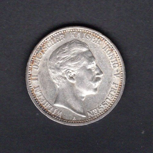 Preussen 1907 2 Mark Wilhelm II.