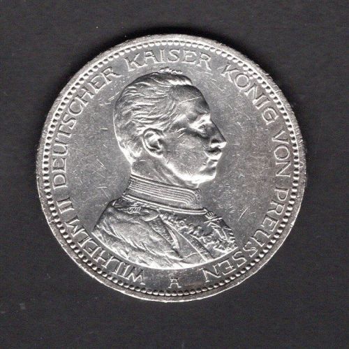 Preussen 1914 5 Mark Wilhelm II.