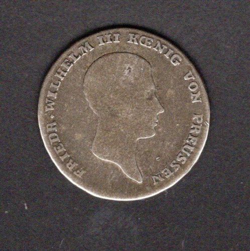 Preussen 1815 B 1/6 Taler Friedrich Wilhelm III.