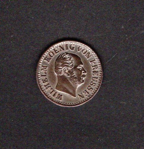 Preussen 1868 A 1/6 Taler Friedrich Wilhelm III.