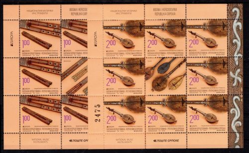 Bosnien Herz. serb. Rep Kleinbögen MiNr. 623-624 A postfrisch CEPT 2014