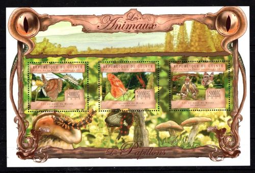 Guinea MiNr. 9793-9795 Kleinbogen postfrisch Pilze