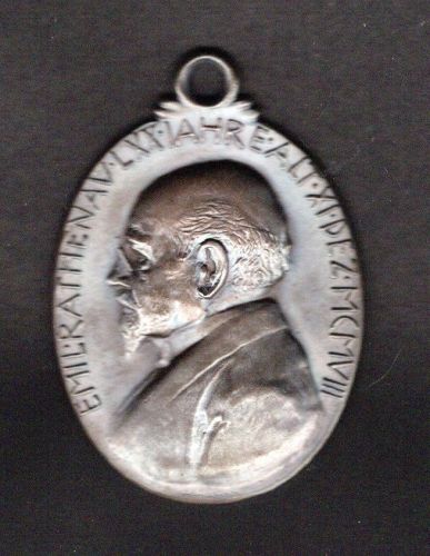 AEG Verdienstmedaille 1908 Emil Rathenau, 990er Silber