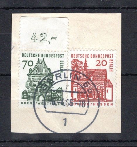 Berlin MiNr. 248 Oberrand Briefstück ungefaltet, geprüft Schlegel
