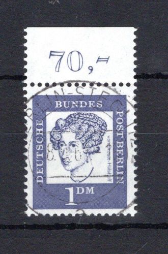 Berlin MiNr. 212 Oberrand Vollstempel ungefaltet, geprüft Schlegel
