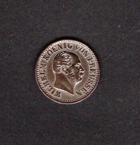 Preussen 1868 A 1/2 Silbergroschen Wilhelm